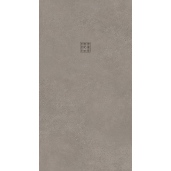 Zonder hoofd Fascineren Land Artana slate composiet / mineraalsteen douchebak vierkant beton look (nexus  pearl) 90x90x3 cm SM9090_60