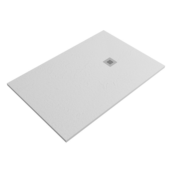 Artana slate / mineraalsteen vierkant mat wit incl mat wit cover SM9090_10