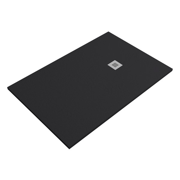 Khay tắm acrylic hình chữ nhật màu trắng 80x100cm, kiểu dáng hiện đại châu Âu, m
